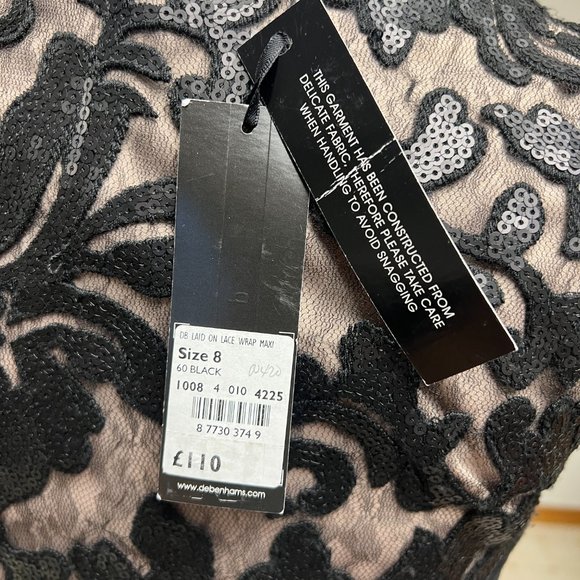 Debut Wrap Lace Dress - Picture 3 of 6